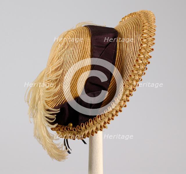 Bonnet, American, ca. 1890. Creator: Unknown.