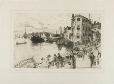 Castello Quarter, Riva, 1880/1882. Creator: Otto Henry Bacher.