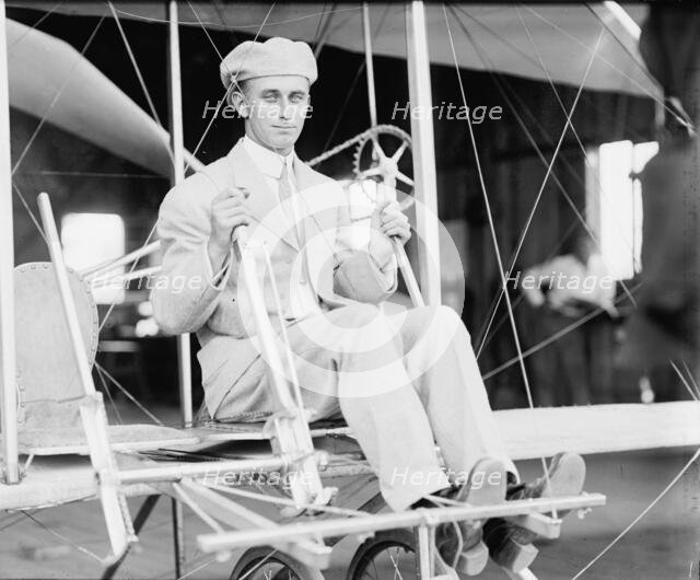 Wright Brothers Airplane, Etc - Harry Atwood, 1911. Creator: Harris & Ewing.