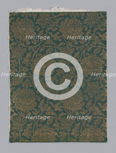 Fragment, Japan, 18th century, late Edo period (1789-1868)/ Meiji period (1868-1912). Creator: Unknown.