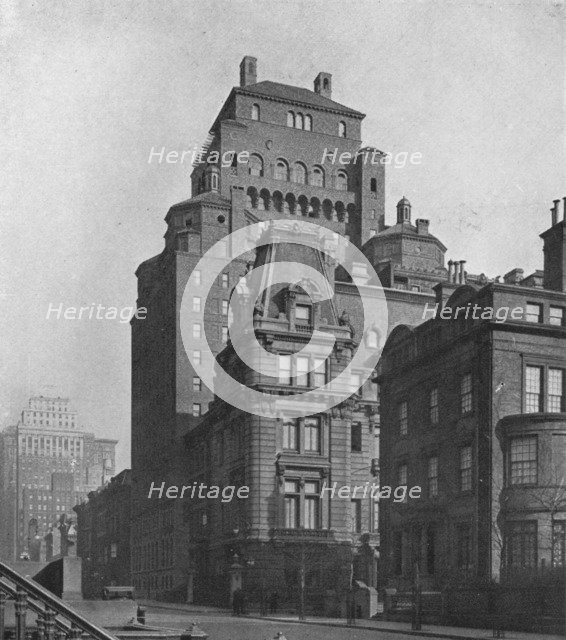 The Fraternity Clubs Building from Madison Avenue, New York City, 1924. Artist: Unknown.