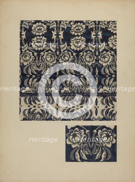 Coverlet, c. 1939. Creator: Henry Moran.