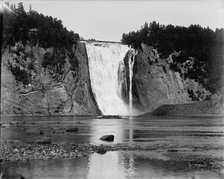 Montmorency Falls, Province of Quebec, between 1890 and 1901. Creator: Unknown.