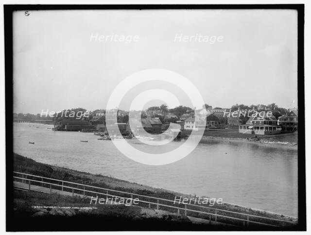 Simpson's Wharf, York Harbor, Me., between 1900 and 1906. Creator: Unknown.