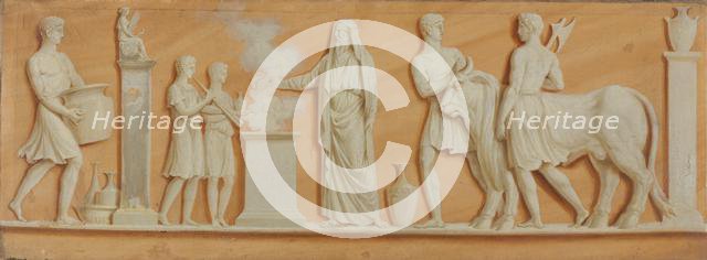 Overdoor Painting, 1790s. Creator: Pierre Rousseau (French, 1751-1829).