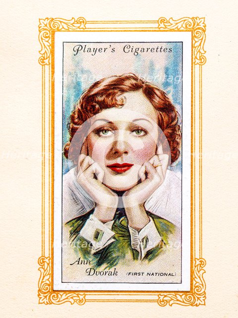 Ann Dvorak, 1934. Artist: Unknown.