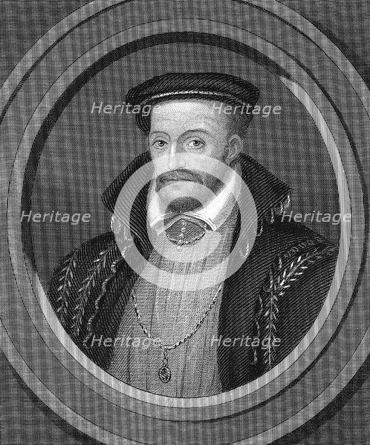 Gaspard de Coligny, 16th century French Huguenot admiral, 1851. Artist: Unknown