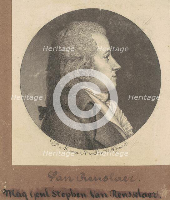 Stephen Van Rensselaer, 1797. Creator: Charles Balthazar Julien Févret de Saint-Mémin.