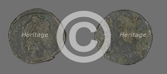 Coin Portraying Emperor Constantius, 250-306. Creator: Unknown.