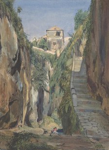 A Glen in Sorrento, mid-19th century. Creator: Thomas Hartley Cromek.
