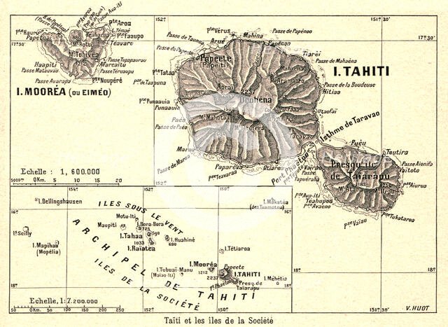 ''Tahiti et les iles de la Societe; Les Terres Du Pacifique', 1914. Creator: Unknown.