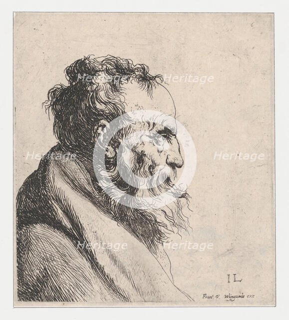 Bust of an Old Man, 1620-74. Creator: Jan Lievens.