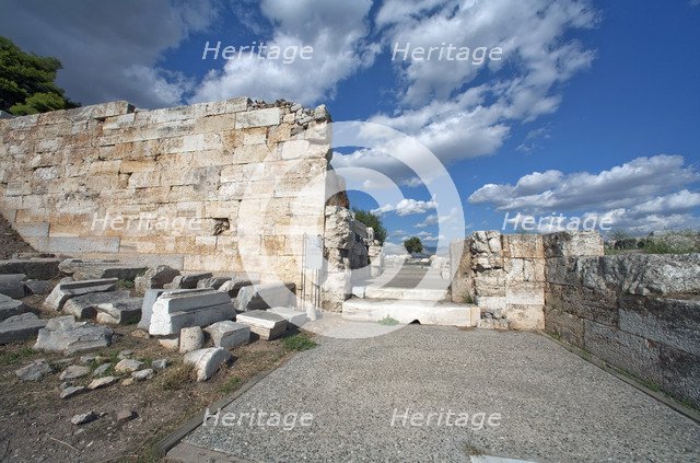 The South Gate at Eleusis, Greece. Artist: Samuel Magal