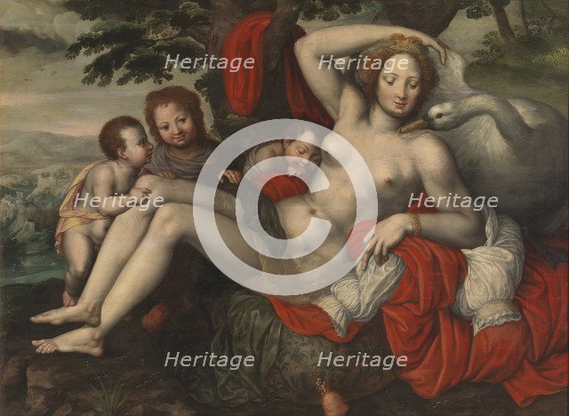 Leda and the Swan, Mid of 16th century. Artist: Pencz, Georg (1500/02-1550)