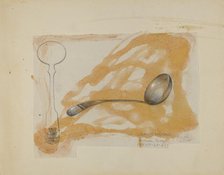 Silver Gravy Spoon, c. 1936. Creator: Joseph Leboit.