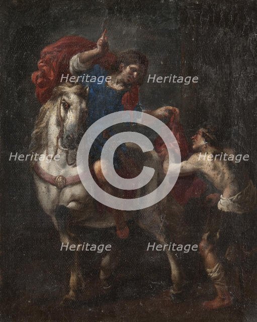 St Martin and the Beggar, 17th century. Creator: Michelangelo Cerquozzi.