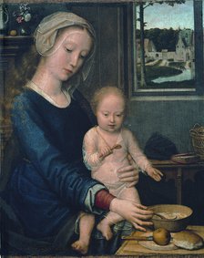 Madonna and Child with the Milk Soup (Madonna della Pappa).
