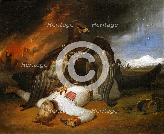 Polish Prometheus or Allegory of Vanquished Poland, 1831. Creator: Vernet, Horace (1789-1863).