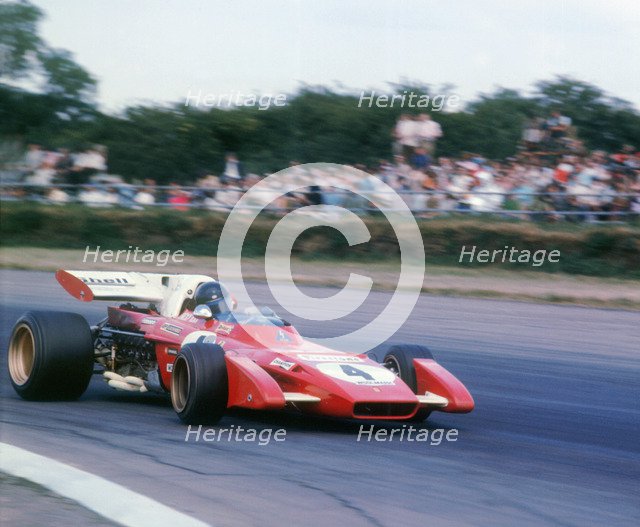 1971 Ferrari 312 B2, Jackie Ickx, 1971 British GP. Artist: Unknown.