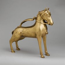Aquamanile in the Form of a Horse, German, first half 15th century. Creator: Unknown.