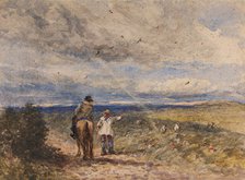 Asking the Way, 1845-55. Creator: David Cox the Elder.