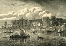 'Lambeth Palace from the River, 1709', (c1878). Creator: Unknown.