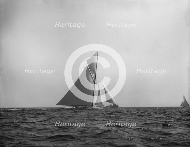 Yacht, between 1890 and 1920. Creator: Unknown.