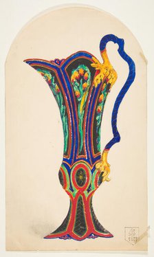 Design for a Pitcher, ca. 1857. Creator: Anon.