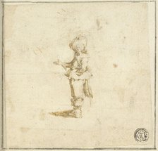 Standing Cavalier, Pointing with Right Hand, n.d. Creator: Stefano della Bella.