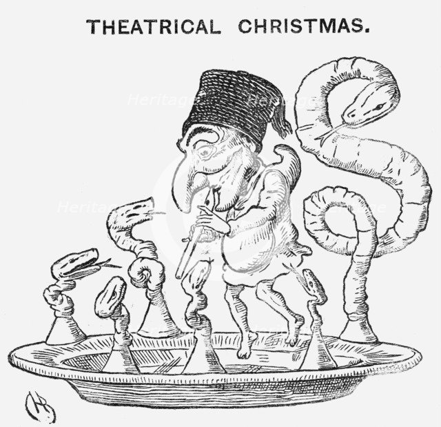 'Theatrical Christmas', 1866. Artist: Charles Henry Bennett