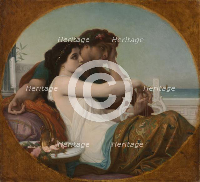 Algae and Boniface, c. 1857. Creator: Alexandre Cabanel (French, 1823-1889).