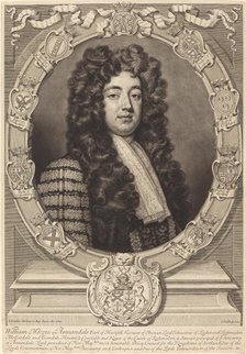 William Johnston, Marquess of Annandale, 1702. Creator: John Smith.