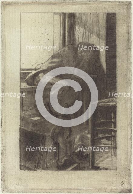 The Roman Studio (L'Atelier de Rome), 1885. Creator: Paul Albert Besnard.