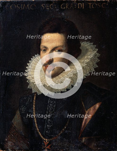 'Portrait of Grand Duke of Tuscany Cosimo II de' Medici', 17th century. Artist: Justus Sustermans