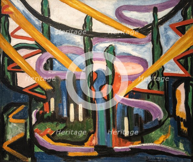 Painting no. 86, 1918. Creator: Heemskerck, Jacoba van (1876-1923).