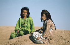 Two shepherdesses, Calah (Nimrud), Iraq, 1977.