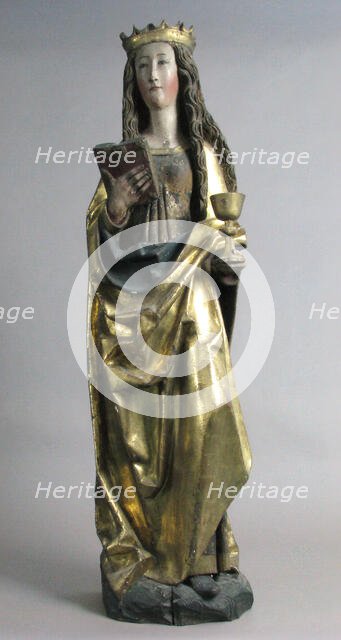 Saint Barbara, German, 15th-16th century. Creator: Unknown.