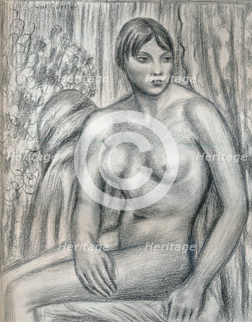 'Nude Study', 20th century (1932). Artist: Mark Gertler.
