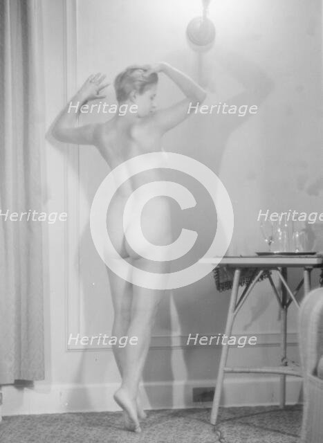 Lee, Margaret, Miss, portrait photograph, 1927 Creator: Arnold Genthe.