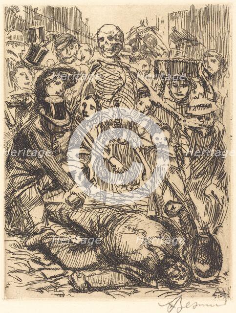 The Accident (L'accident), 1900. Creator: Paul Albert Besnard.