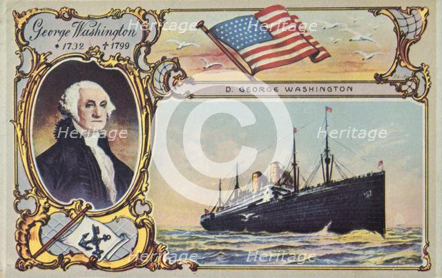 The SS 'George Washington', c1910.  Creator: Unknown.