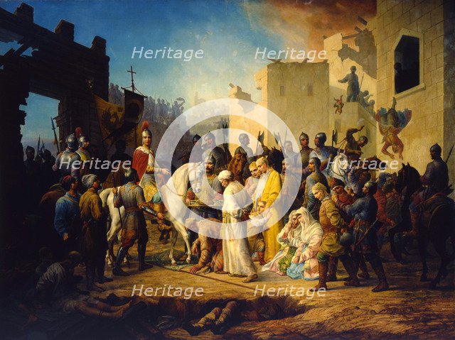 'Tsar Ivan IV Conquering Kazan in 1552', 1894. Artist: Pyotr Shamshin