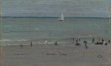 Coast Scene, Bathers, 1884/85. Creator: James Abbott McNeill Whistler.