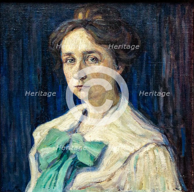 Gabriele Münter, 1905. Creator: Kandinsky, Wassily Vasilyevich (1866-1944).