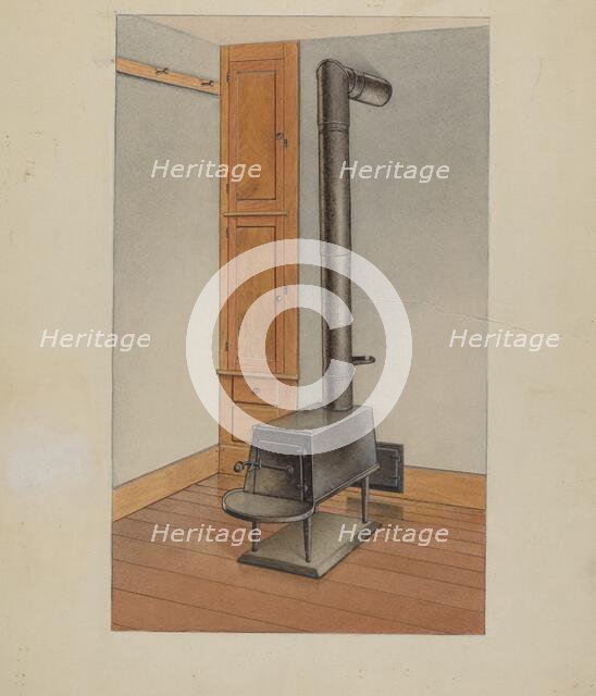 Shaker Stove, c. 1938. Creator: John W Kelleher.