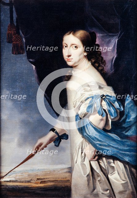 Portrait of Queen Christina of Sweden (1626-1689), 1661. Artist: Wuchters, Abraham (1610-1682)