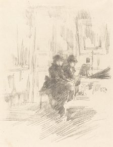 The Duet, No. 2, 1894. Creator: Whistler, James Abbott McNeill (1834-1903).