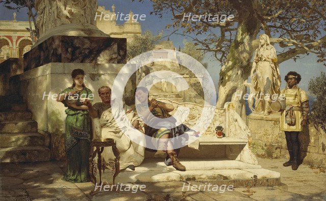 The patrician's siesta, 1881. Artist: Siemiradzki, Henryk (1843-1902)