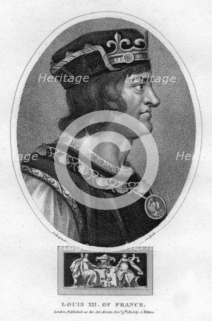 Louis XII, King of France, (1805).Artist: J Chapman