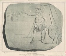 La colére d'Agamemnon, 19th century. Creator: Honore Daumier.